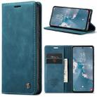 For Samsung Galaxy A54 CaseMe 013 Multifunctional Horizontal Flip Leather Phone Case(Blue) - 1