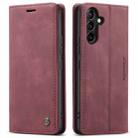 For Samsung Galaxy A54 CaseMe 013 Multifunctional Horizontal Flip Leather Phone Case(Wine Red) - 2
