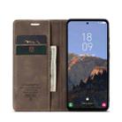 For Samsung Galaxy A54 CaseMe 013 Multifunctional Horizontal Flip Leather Phone Case(Coffee) - 3