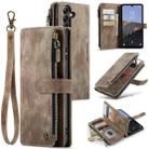 For Samsung Galaxy A14 5G CaseMe C30 Multifunctional Phone Leather Phone Case(Brown) - 1