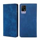 For TCL 405 / 406 / 408 Skin Feel Magnetic Horizontal Flip Leather Phone Case(Blue) - 1