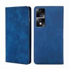 For Honor 80 GT Skin Feel Magnetic Horizontal Flip Leather Phone Case(Blue) - 1