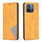 For Xiaomi Redmi 12C Prismatic Invisible Magnetic Leather Phone Case(Yellow) - 1