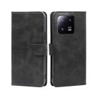 For Xiaomi 13 Pro Calf Texture Buckle Flip Leather Phone Case(Black) - 1