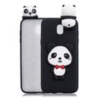 For Xiaomi Redmi 8A Shockproof 3D Lying Cartoon TPU Protective Case(Panda with Red Bow) - 1