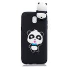 For Xiaomi Redmi 8A Shockproof 3D Lying Cartoon TPU Protective Case(Panda with Blue Bow) - 1