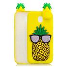 For Xiaomi Redmi 8A Shockproof 3D Lying Cartoon TPU Protective Case(Pineapple) - 1