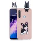 For Xiaomi Redmi Note 8 Shockproof 3D Lying Cartoon TPU Protective Case(Cute Dog) - 1