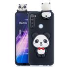 For Xiaomi Redmi Note 8 Shockproof 3D Lying Cartoon TPU Protective Case(Panda with Red Bow) - 1
