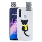 For Xiaomi Redmi Note 8 Shockproof 3D Lying Cartoon TPU Protective Case(Little Black Cat) - 1
