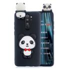 For Xiaomi Redmi Note 8 Pro Shockproof 3D Lying Cartoon TPU Protective Case(Panda with Red Bow) - 1