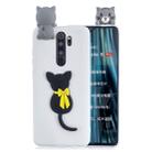 For Xiaomi Redmi Note 8 Pro Shockproof 3D Lying Cartoon TPU Protective Case(Little Black Cat) - 1