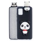 For Galaxy A51 Shockproof 3D Lying Cartoon TPU Protective Case(Panda with Red Bow) - 1