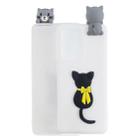 For Galaxy S20 Ultra Shockproof 3D Lying Cartoon TPU Protective Case(Little Black Cat) - 1