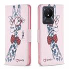 For vivo Y02 4G Drawing Pattern Leather Phone Case(Deer) - 1