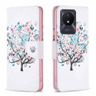 For vivo Y02 4G Drawing Pattern Leather Phone Case(Tree) - 1
