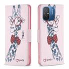 For Xiaomi Redmi 12C Drawing Pattern Leather Phone Case(Deer) - 1