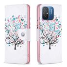 For Xiaomi Redmi 12C Drawing Pattern Leather Phone Case(Tree) - 1