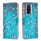 For Xiaomi Redmi K60 / K60 Pro Drawing Pattern Leather Phone Case(Plum Blossom) - 1