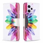 For Xiaomi Redmi Note 12 Pro+ Global Drawing Pattern Leather Phone Case(Sun Flower) - 1