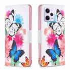 For Xiaomi Redmi Note 12 Pro 5G Global Drawing Pattern Leather Phone Case(Butterflies) - 1