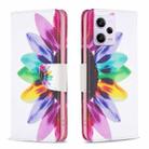 For Xiaomi Redmi Note 12 Pro 5G Global Drawing Pattern Leather Phone Case(Sun Flower) - 1