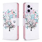 For Xiaomi Redmi Note 12 Pro 5G Global Drawing Pattern Leather Phone Case(Tree) - 1