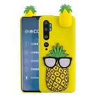 For Xiaomi Mi Note 10 Shockproof 3D Lying Cartoon TPU Protective Case(Pineapple) - 1