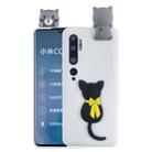 For Xiaomi Mi Note 10 Shockproof 3D Lying Cartoon TPU Protective Case(Little Black Cat) - 1