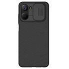 For Realme 10 4G NILLKIN Black Mirror Series Camshield PC Phone Case(Black) - 1