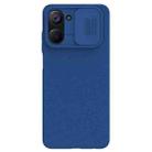 For Realme 10 4G NILLKIN Black Mirror Series Camshield PC Phone Case(Blue) - 1