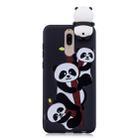 For Xiaomi Redmi 8 Shockproof Cartoon TPU Protective Case(Three Pandas) - 1