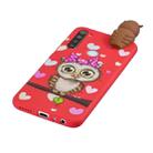 For Galaxy A21 Shockproof Cartoon TPU Protective Case(Red Owl) - 3