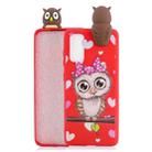 For Galaxy S20 Shockproof Cartoon TPU Protective Case(Red Owl) - 1