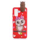 For Galaxy S20 Shockproof Cartoon TPU Protective Case(Red Owl) - 2