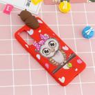 For Galaxy S20 Shockproof Cartoon TPU Protective Case(Red Owl) - 6