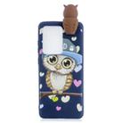 For Galaxy S20 Ultra Shockproof Cartoon TPU Protective Case(Blue Owl) - 2
