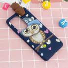 For Galaxy S20 Ultra Shockproof Cartoon TPU Protective Case(Blue Owl) - 6