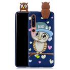 For Xiaomi Mi 10 5G Shockproof Cartoon TPU Protective Case(Blue Owl) - 1