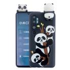 For Xiaomi Mi Note 10 Shockproof Cartoon TPU Protective Case(Three Pandas) - 1