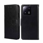 For Xiaomi 13 Pro Crystal Texture Leather Phone Case(Black) - 1