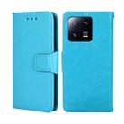 For Xiaomi 13 Pro Crystal Texture Leather Phone Case(Sky Blue) - 1