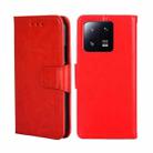 For Xiaomi 13 Pro Crystal Texture Leather Phone Case(Red) - 1