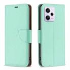 For Xiaomi Redmi Note 12 Pro Global Litchi Texture Pure Color Leather Phone Case(Green) - 1
