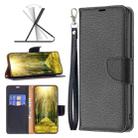 For Xiaomi Poco F5 5G / Redmi Note 12 Turbo Litchi Texture Pure Color Leather Phone Case(Black) - 1