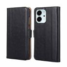For Honor 80 SE Ostrich Texture Flip Leather Phone Case(Black) - 1