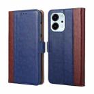 For Honor 80 SE Ostrich Texture Flip Leather Phone Case(Blue) - 1