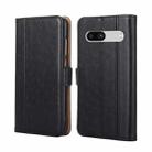 For Google Pixel 7a Ostrich Texture Flip Leather Phone Case(Black) - 1