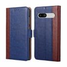 For Google Pixel 7a Ostrich Texture Flip Leather Phone Case(Blue) - 1