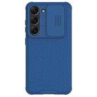 For Samsung Galaxy S23 5G NILLKIN Black Mirror Pro Series Camshield Phone Case(Blue) - 1